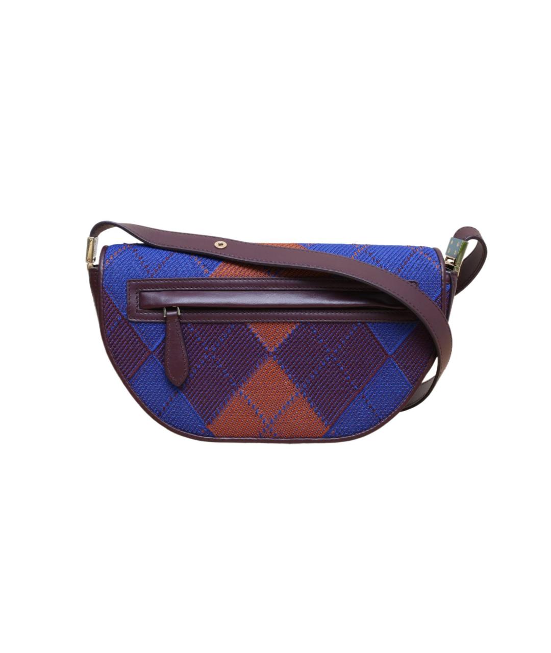 BURBERRY Темно-синяя сумка через плечо, фото 1