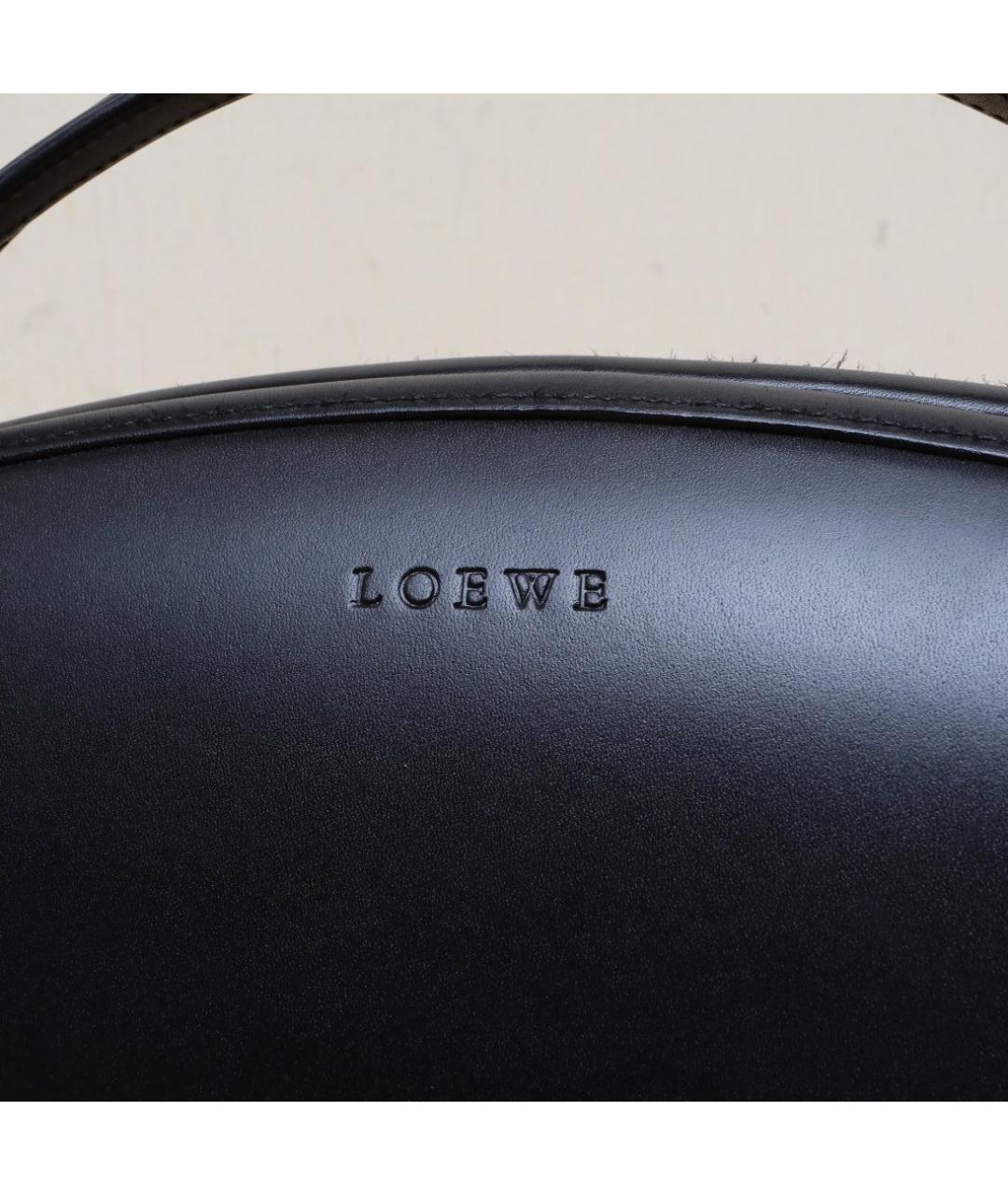 LOEWE Черная кожаная сумка через плечо, фото 7