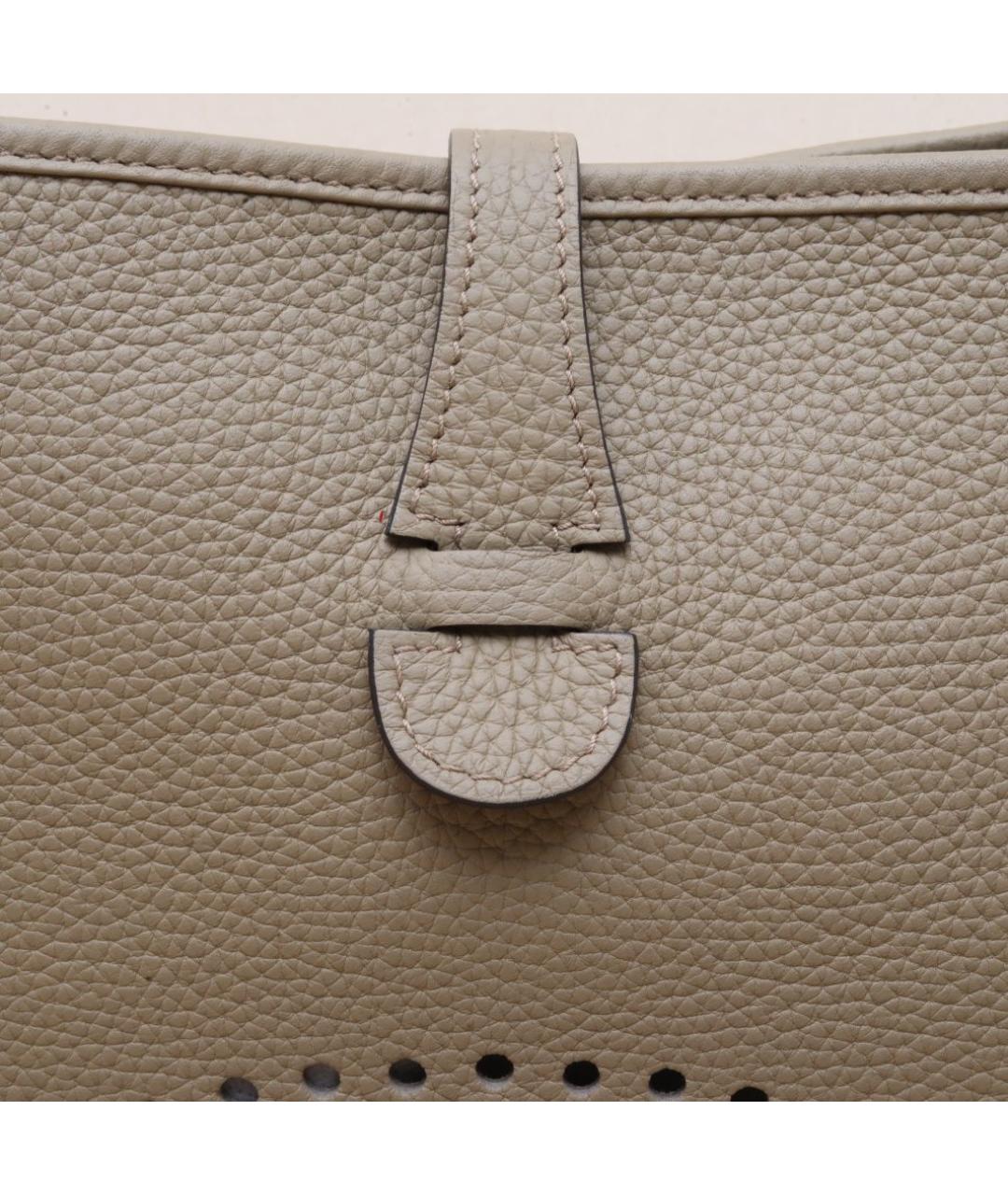 HERMES Коричневая кожаная сумка через плечо, фото 7