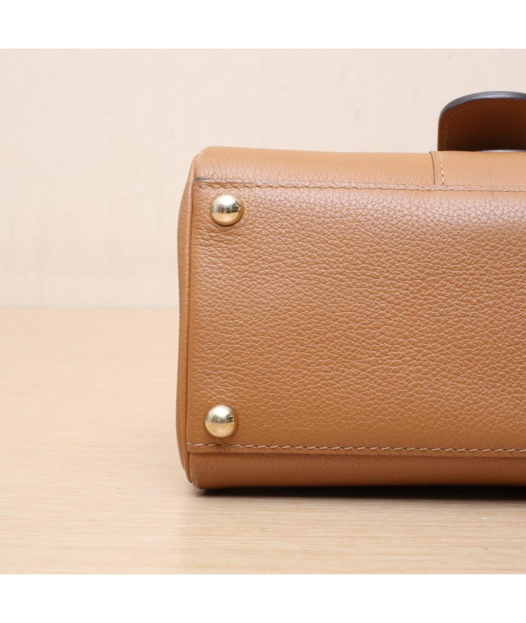 DELVAUX Коричневая кожаная сумка через плечо, фото 9