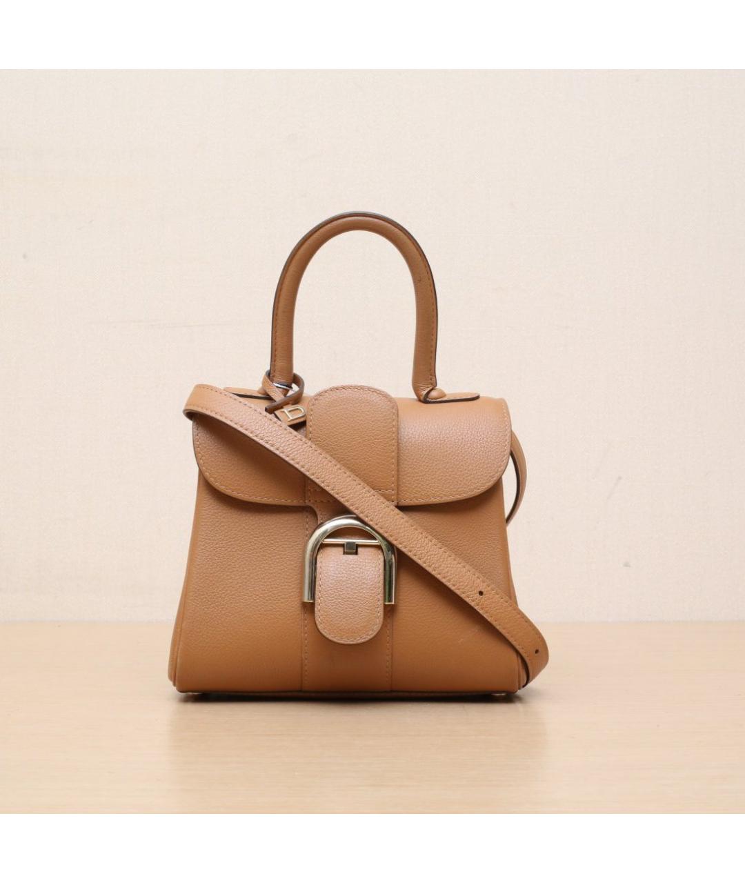 DELVAUX Коричневая кожаная сумка через плечо, фото 3