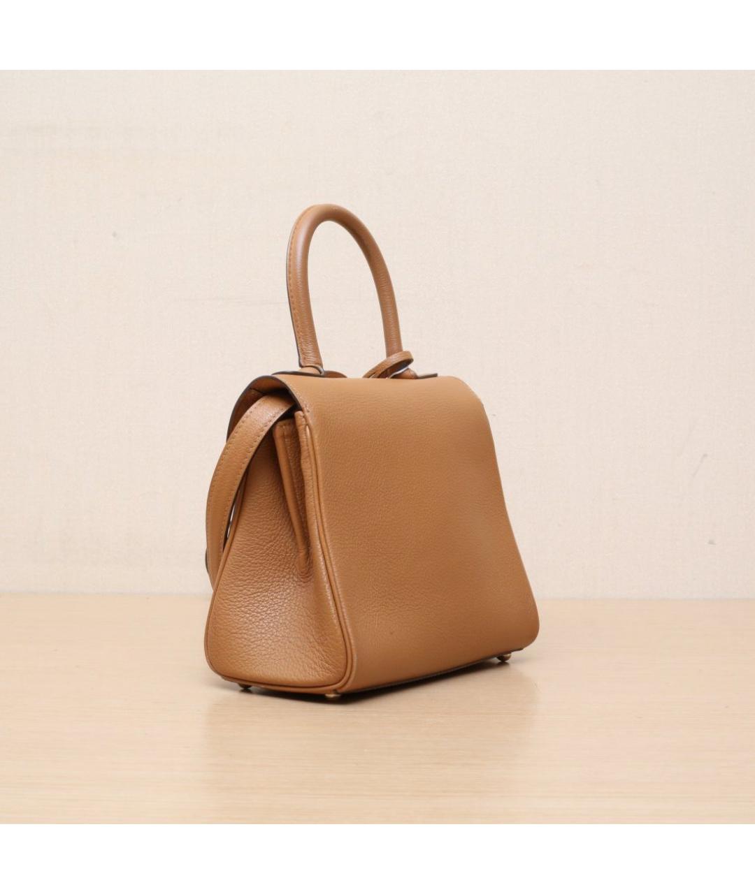DELVAUX Коричневая кожаная сумка через плечо, фото 6