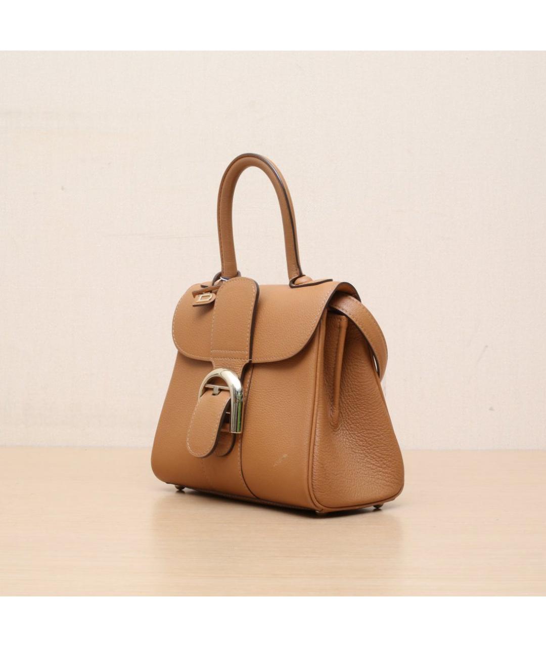 DELVAUX Коричневая кожаная сумка через плечо, фото 4