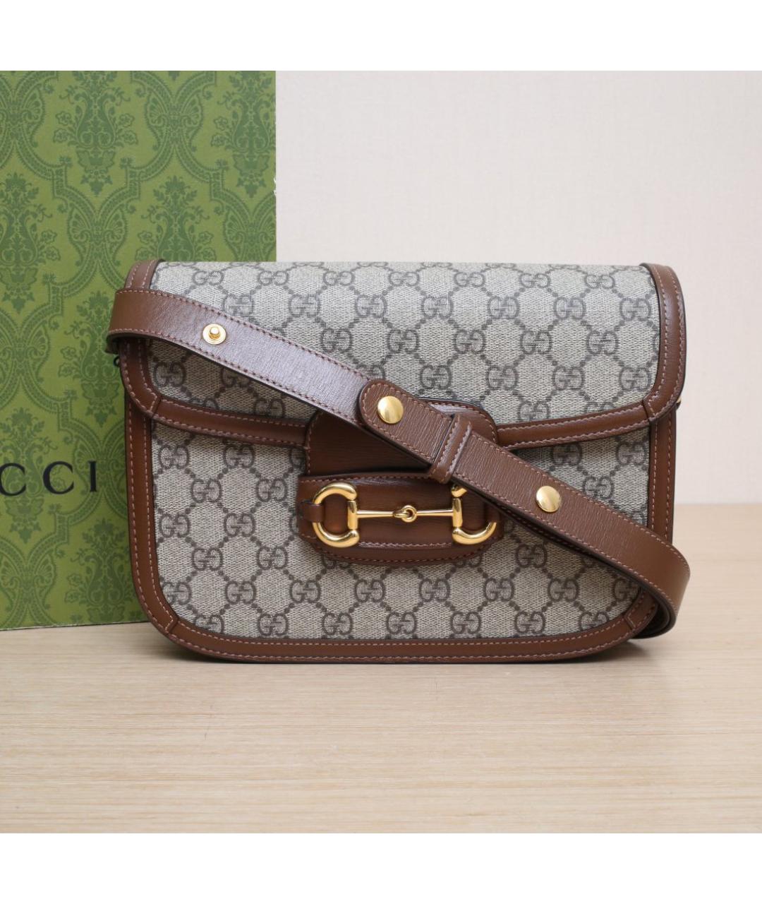GUCCI Коричневая сумка через плечо, фото 2