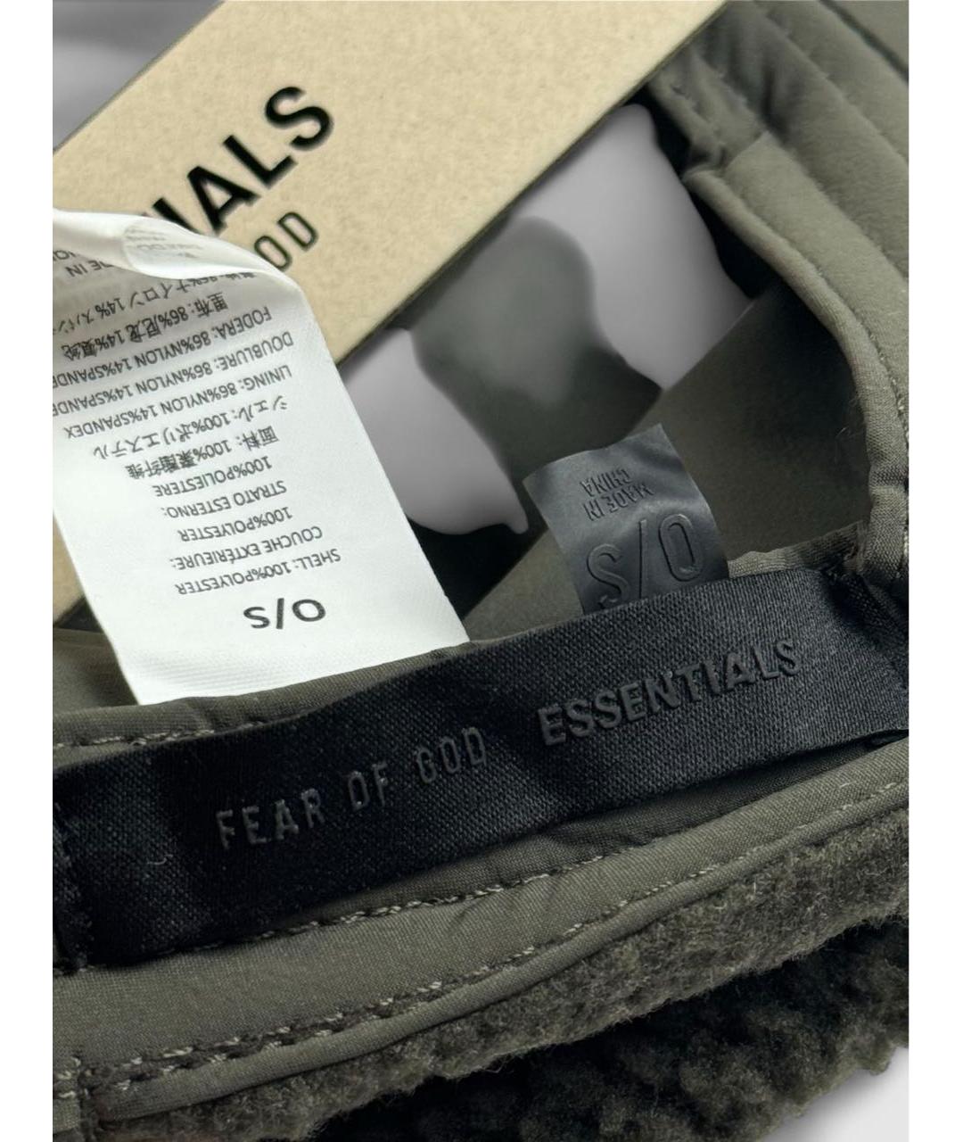 FEAR OF GOD ESSENTIALS Хаки кепка/бейсболка, фото 5