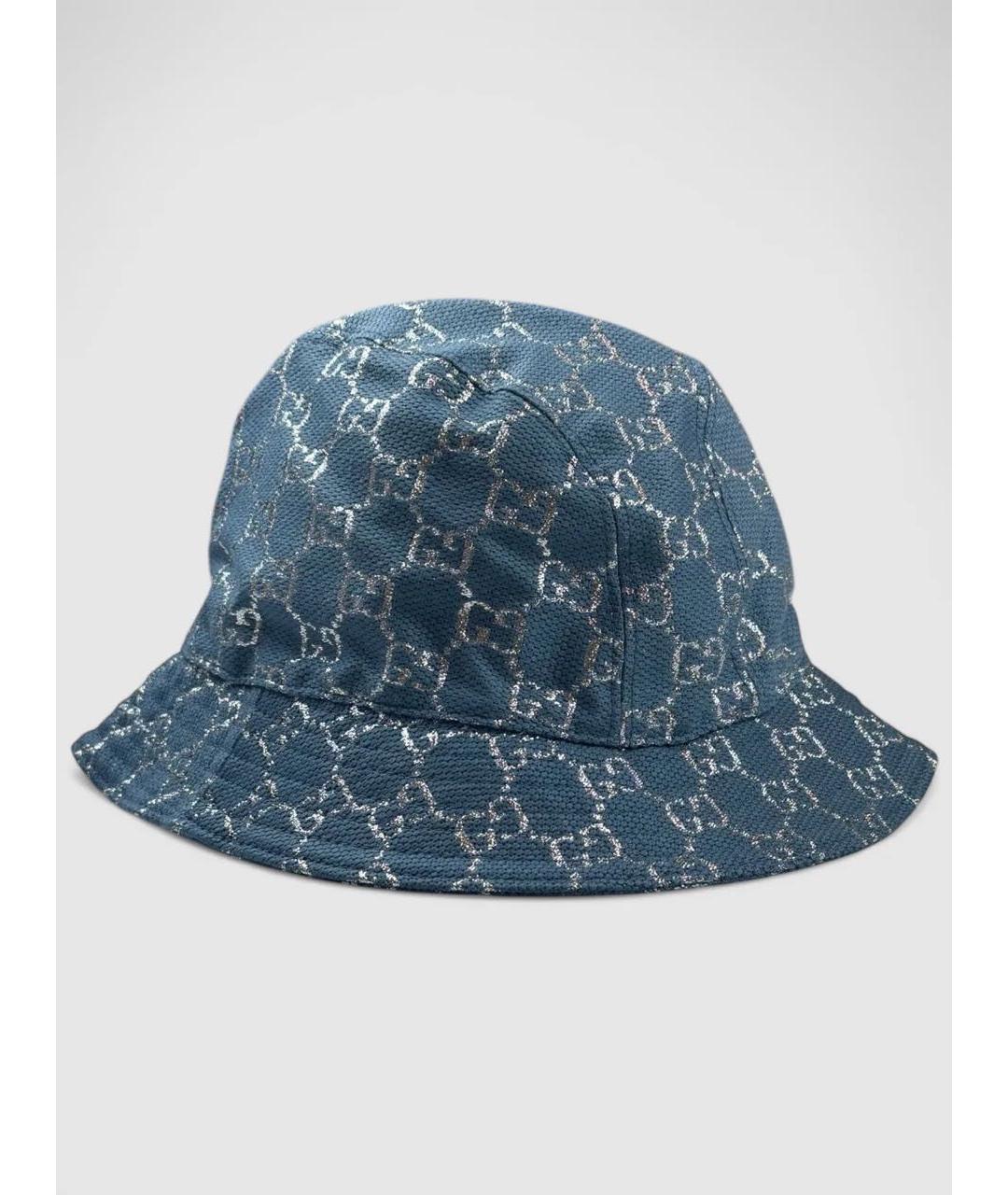 GUCCI Голубая панама, фото 2
