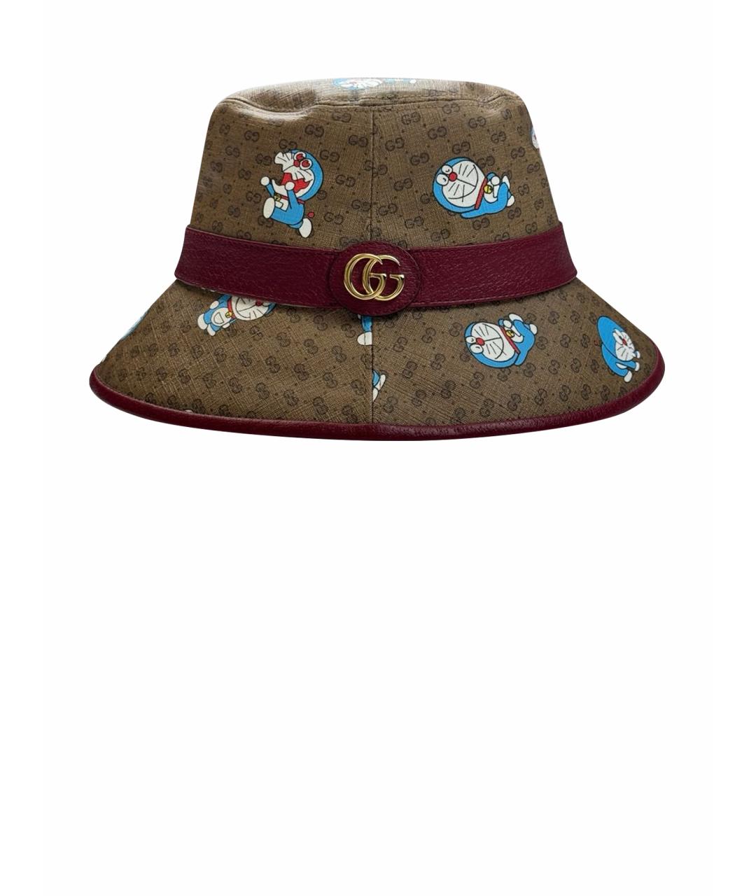 GUCCI Коричневая панама, фото 7