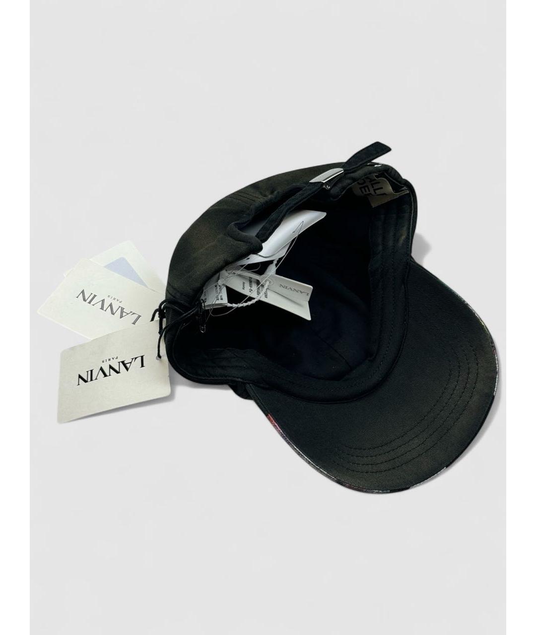 LANVIN Хаки хлопковая кепка/бейсболка, фото 4