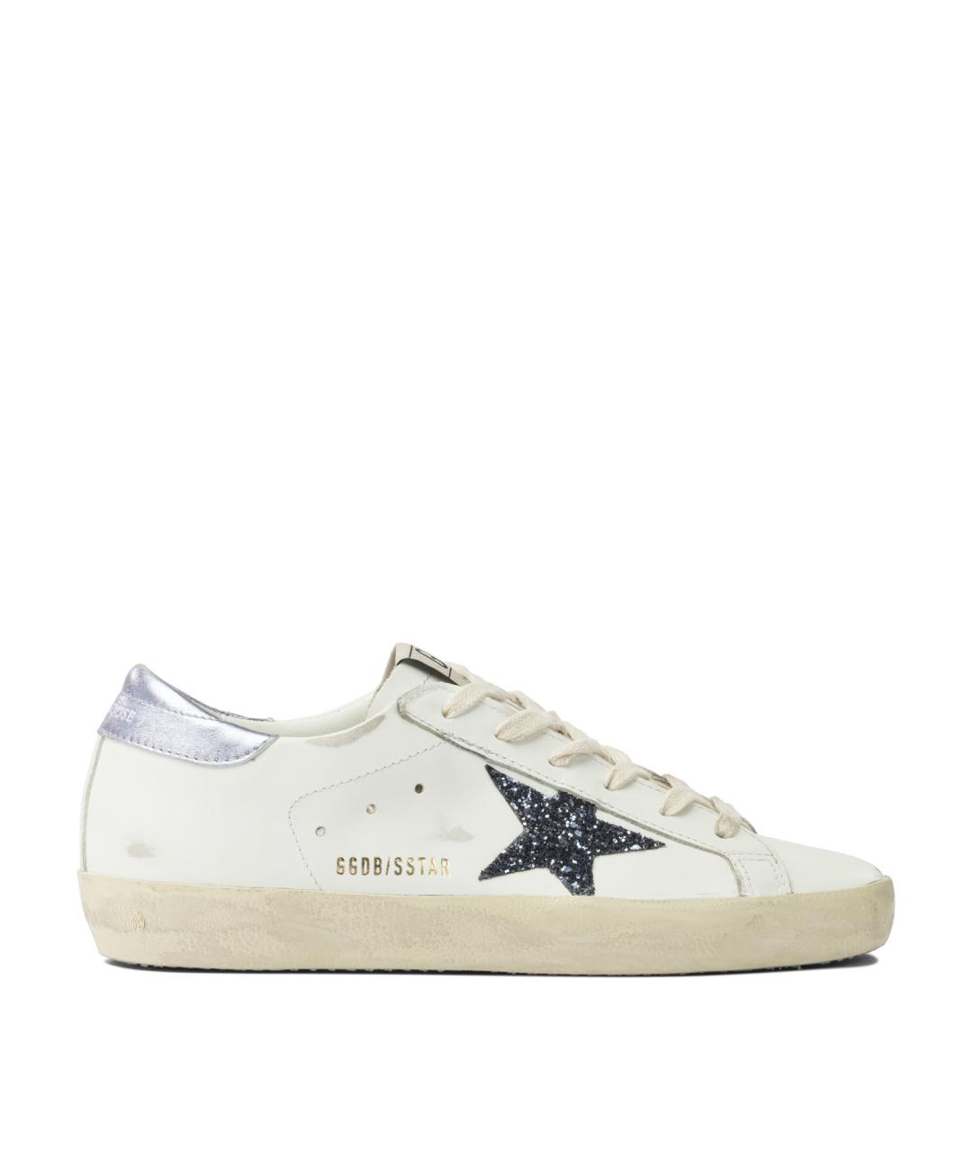 GOLDEN GOOSE DELUXE BRAND Белые кожаные кроссовки, фото 1