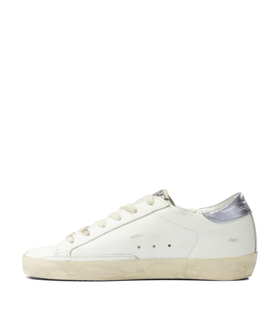 GOLDEN GOOSE DELUXE BRAND Белые кожаные кроссовки, фото 3