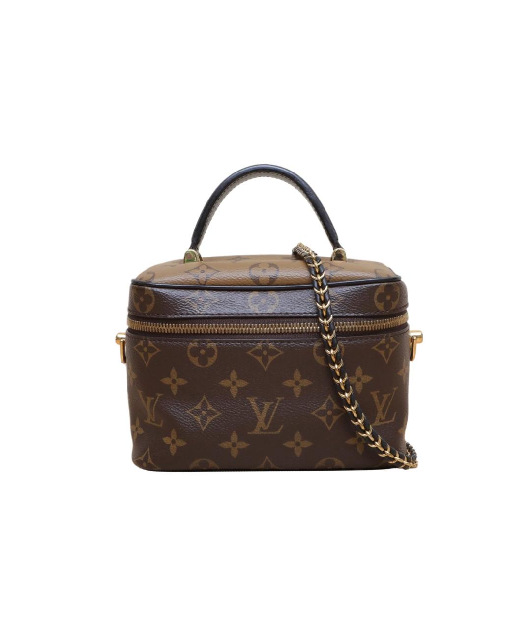LOUIS VUITTON Коричневая кожаная сумка через плечо, фото 1