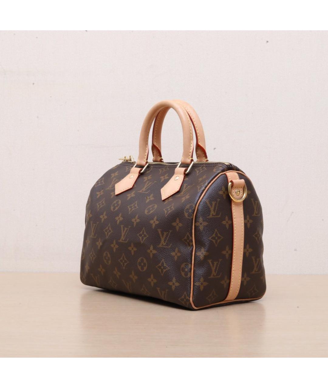 LOUIS VUITTON Коричневая кожаная сумка через плечо, фото 4