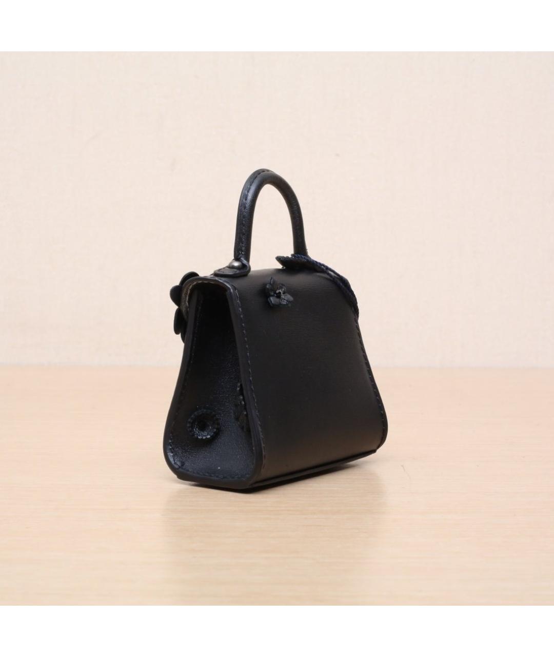 DELVAUX Черная кожаная сумка через плечо, фото 6