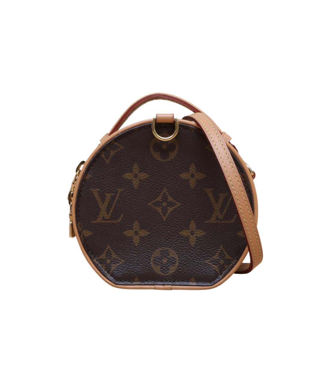 LOUIS VUITTON Коричневая кожаная сумка через плечо, фото 1
