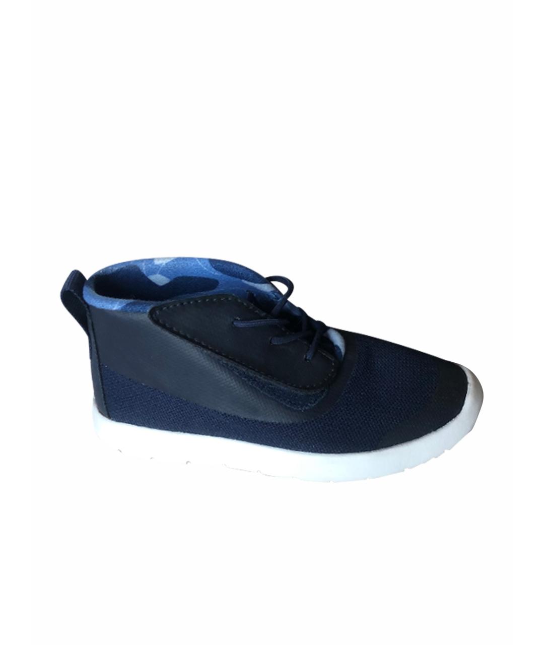 UGG AUSTRALIA Темно-синие текстильные кеды, фото 1