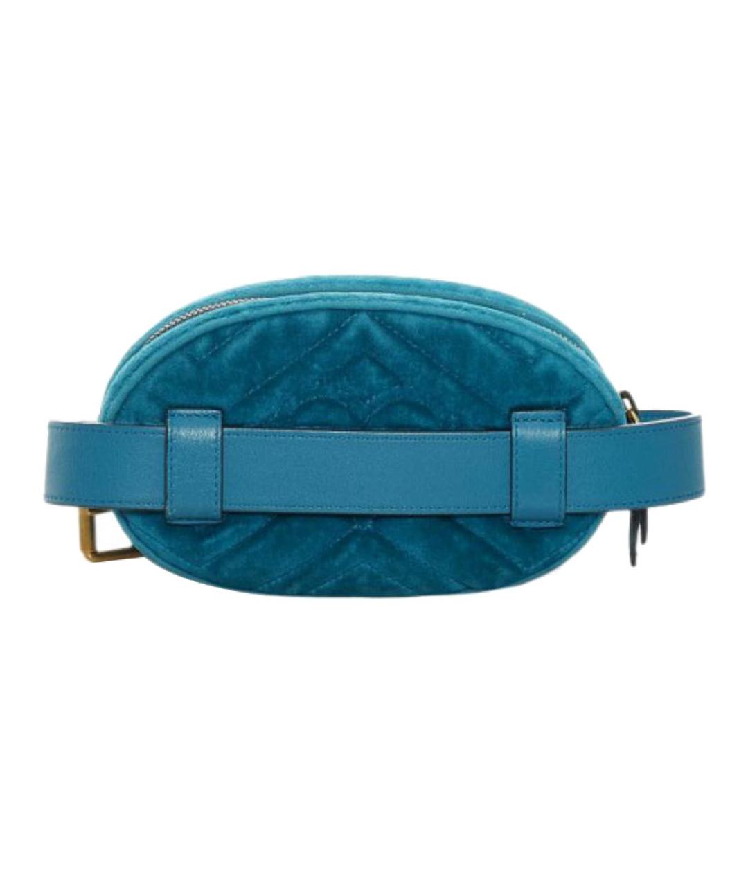 GUCCI Бирюзовая поясная сумка, фото 3