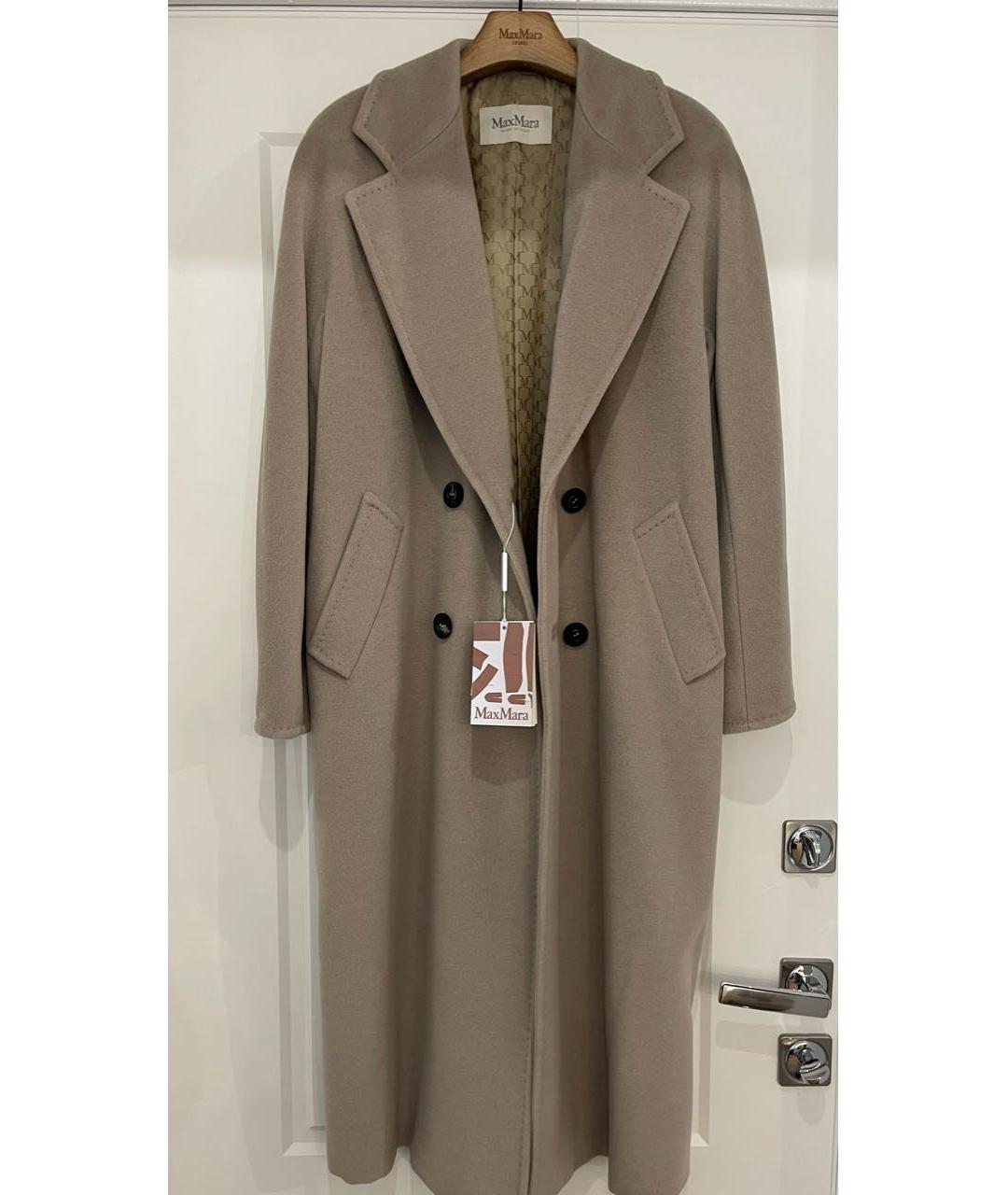 MAX MARA Бежевое шерстяное пальто, фото 6