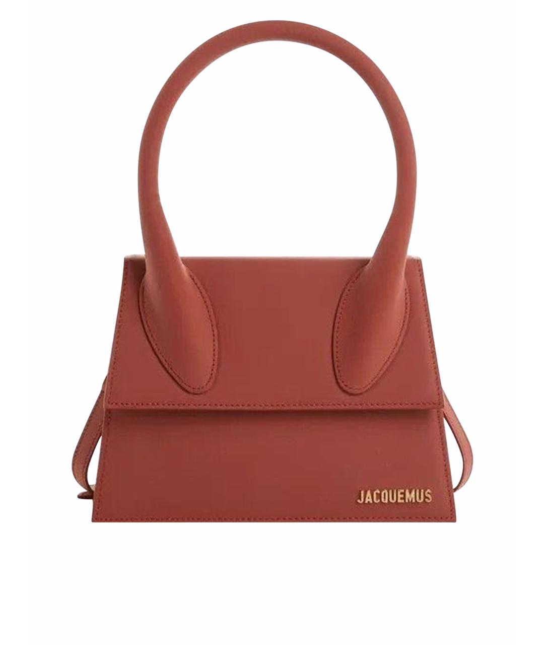 JACQUEMUS Коралловая сумка через плечо, фото 1