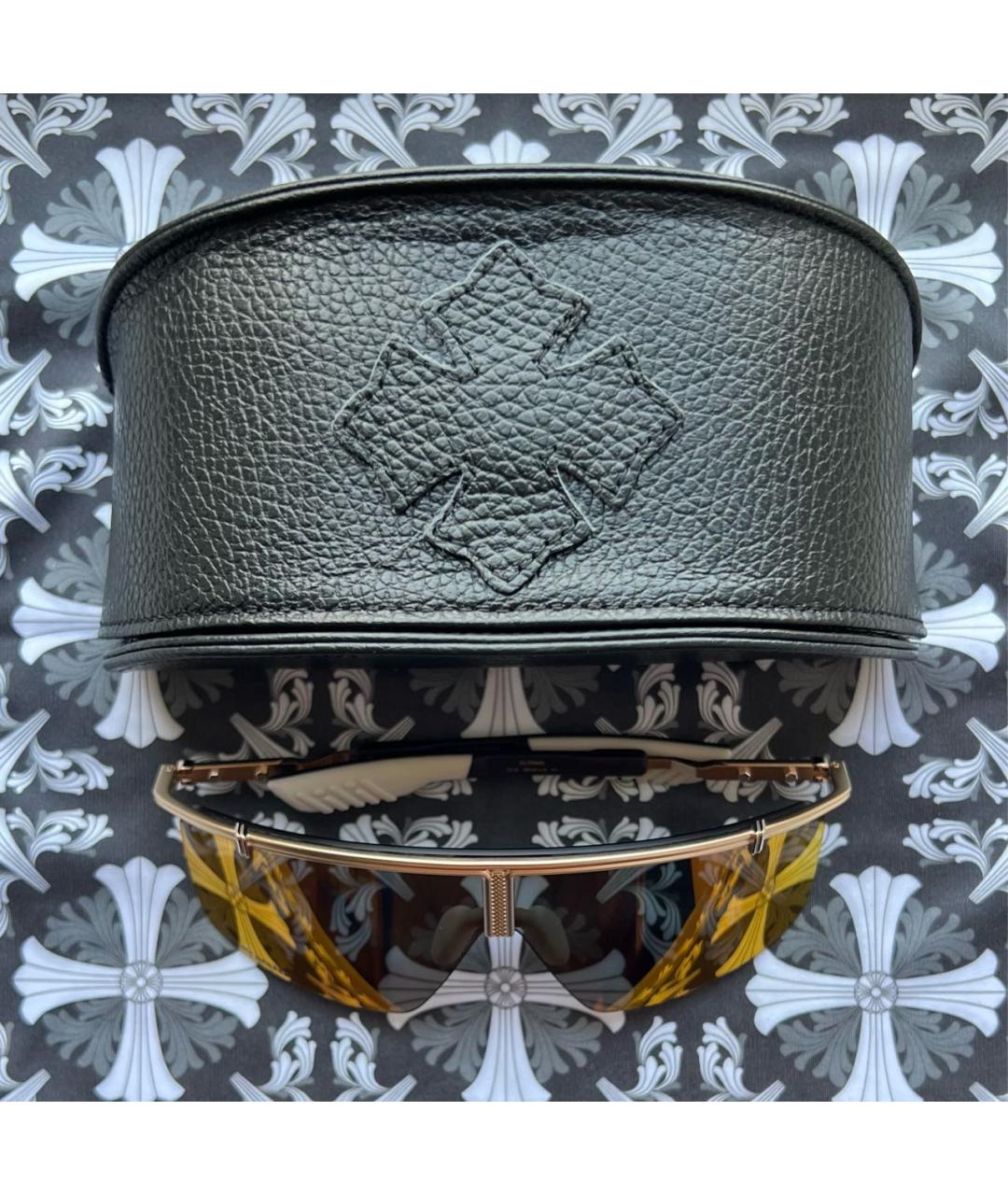 CHROME HEARTS Мульти пластиковые солнцезащитные очки, фото 7