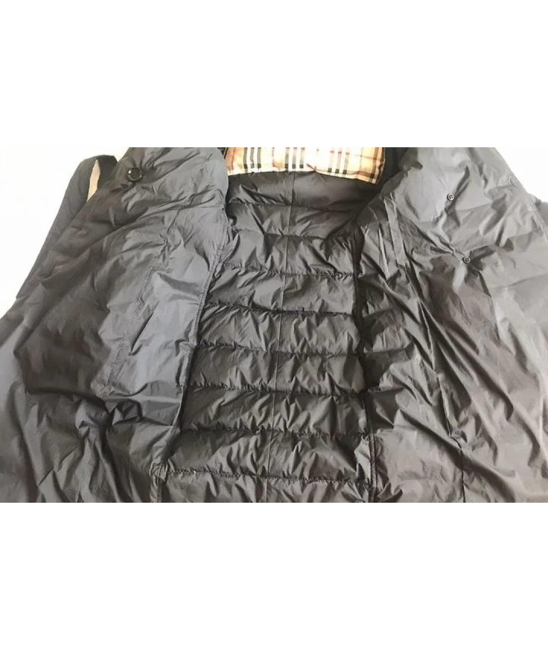 BURBERRY Черный пуховик, фото 6