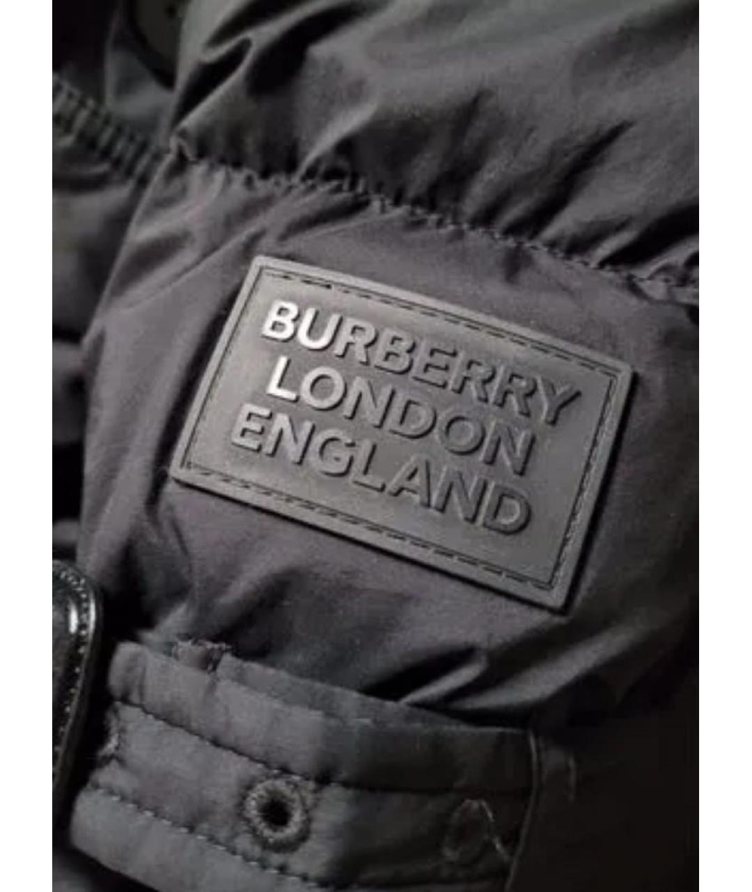 BURBERRY Черный пуховик, фото 8