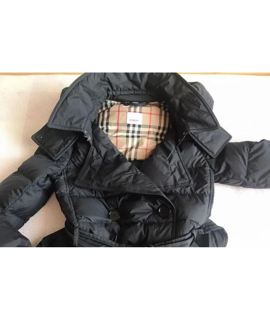 BURBERRY Черный пуховик, фото 5