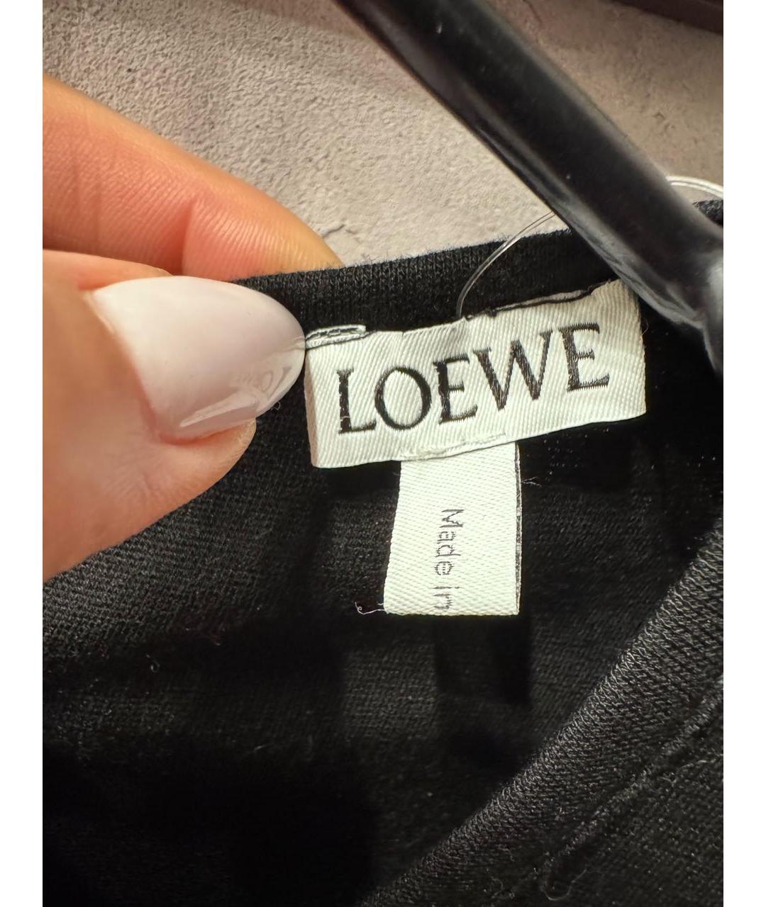 LOEWE Черное повседневное платье, фото 3
