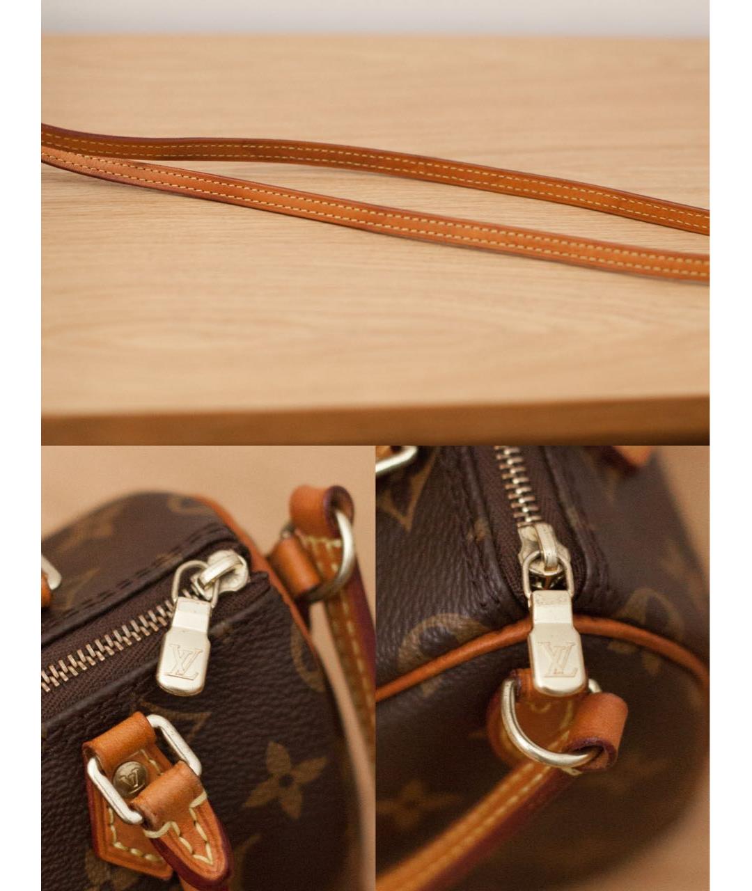 LOUIS VUITTON Коричневая сумка через плечо, фото 7