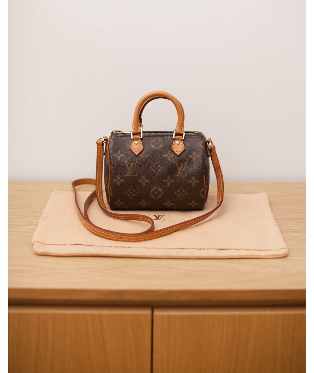 LOUIS VUITTON Коричневая сумка через плечо, фото 9
