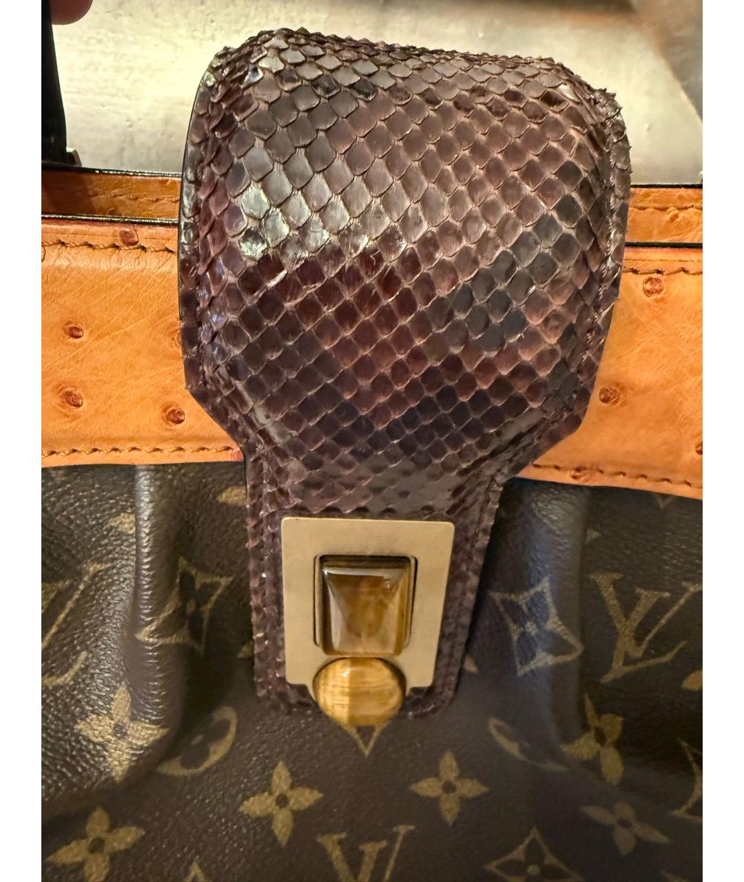 LOUIS VUITTON Коричневая сумка через плечо, фото 2