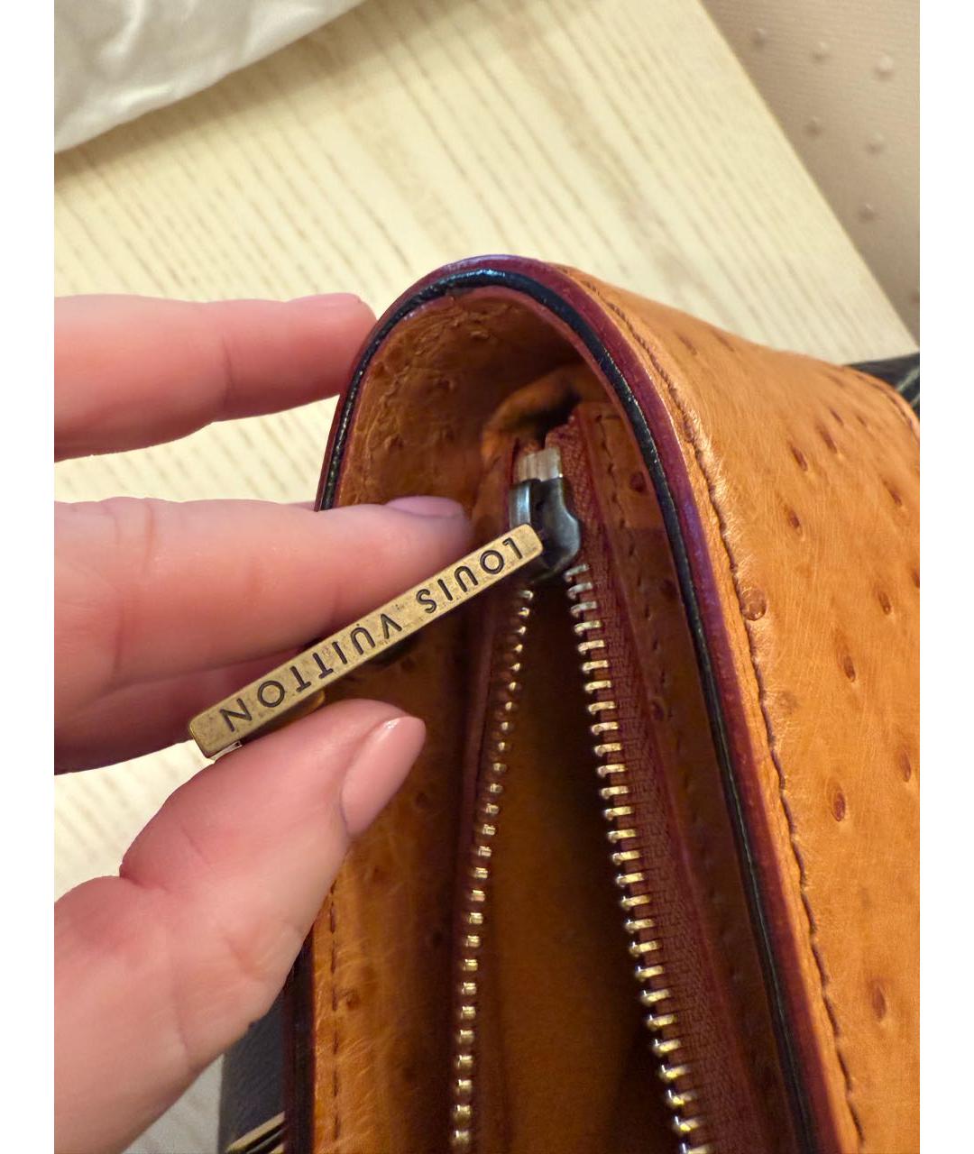 LOUIS VUITTON Коричневая сумка через плечо, фото 7