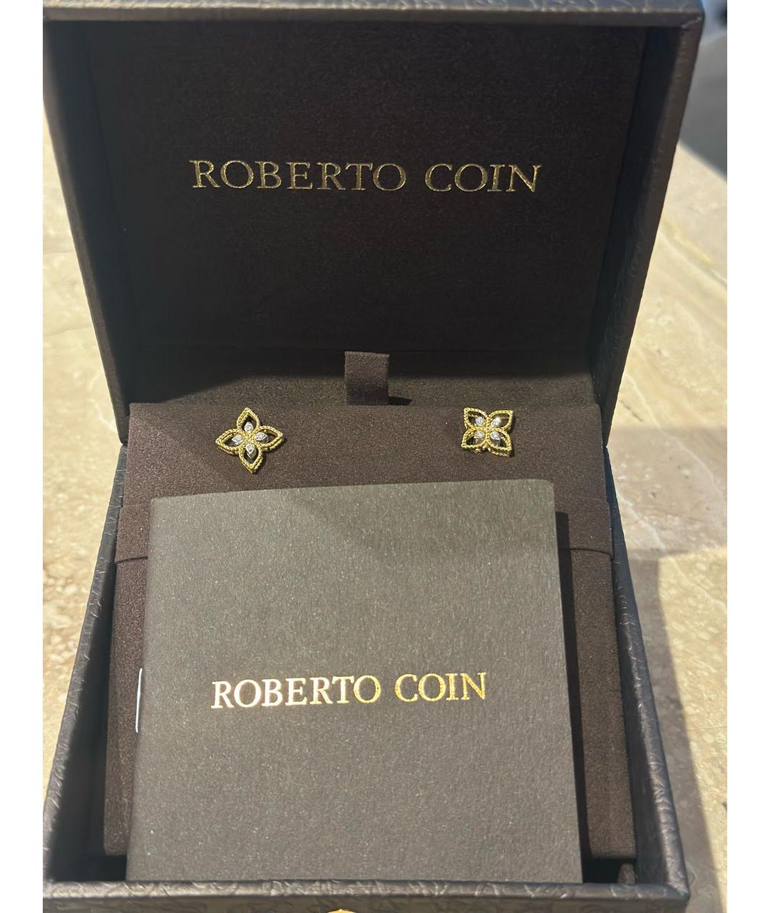 ROBERTO COIN Серьги из желтого золота, фото 2