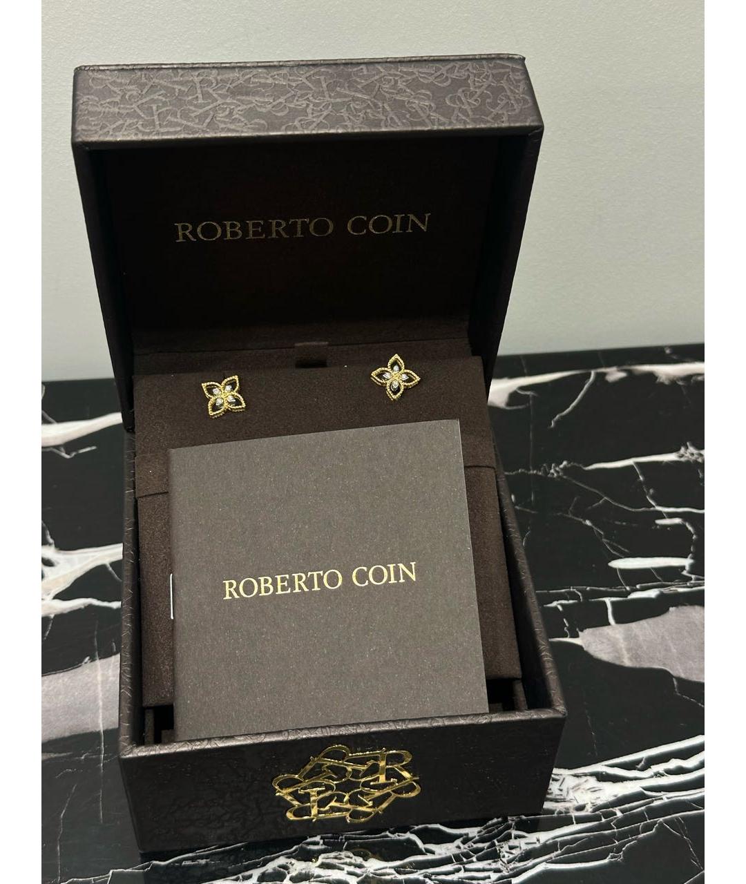 ROBERTO COIN Серьги из желтого золота, фото 7
