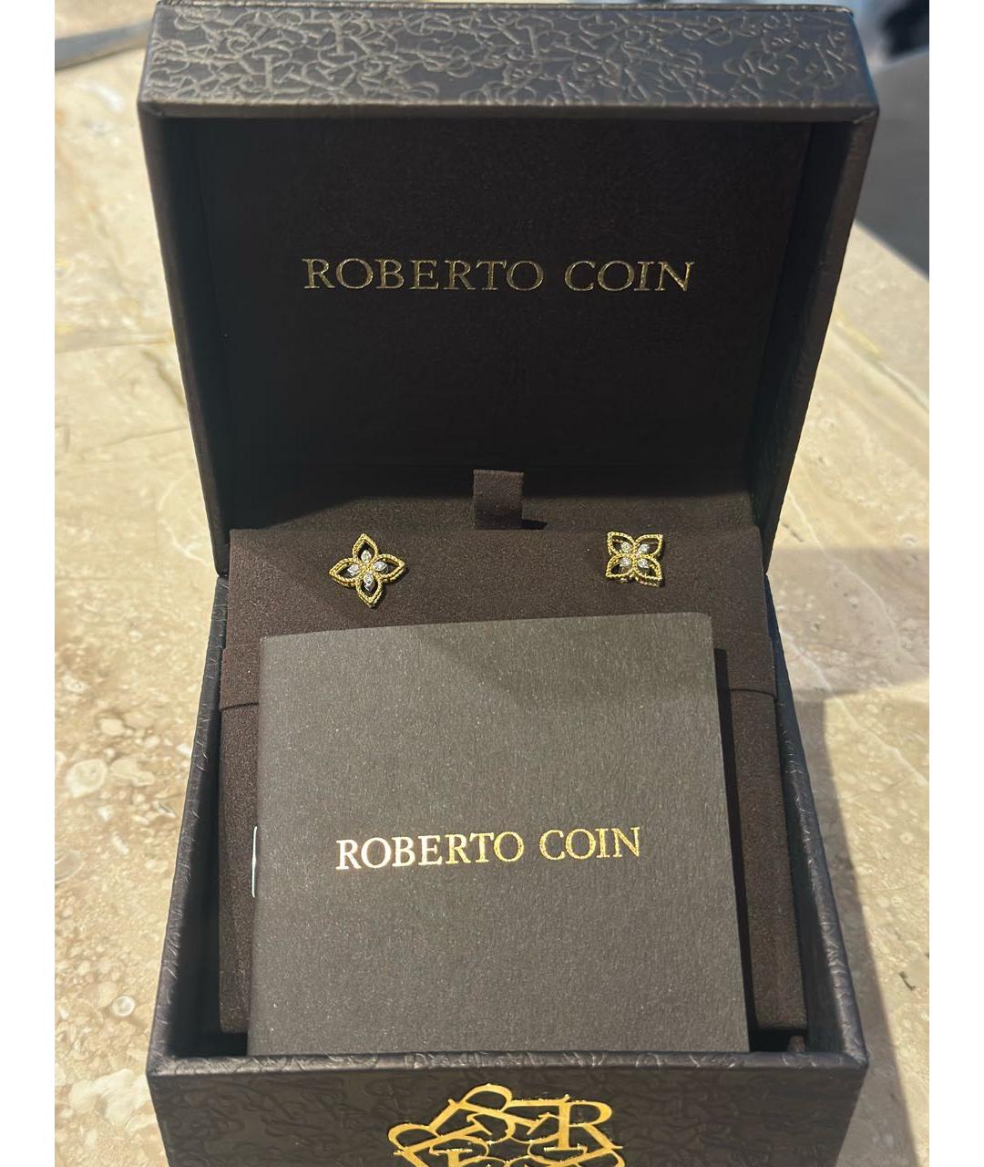 ROBERTO COIN Серьги из желтого золота, фото 3