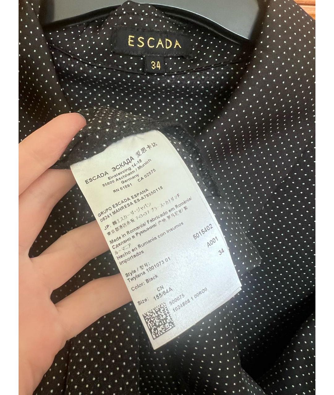 ESCADA Черная блузы, фото 3