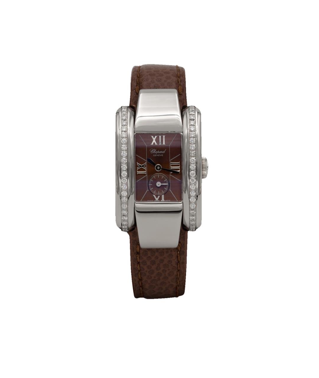 CHOPARD Коричневые часы из белого золота, фото 1