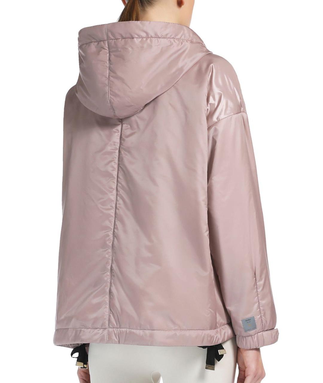 MAX MARA Розовая полиэстеровая куртка, фото 3