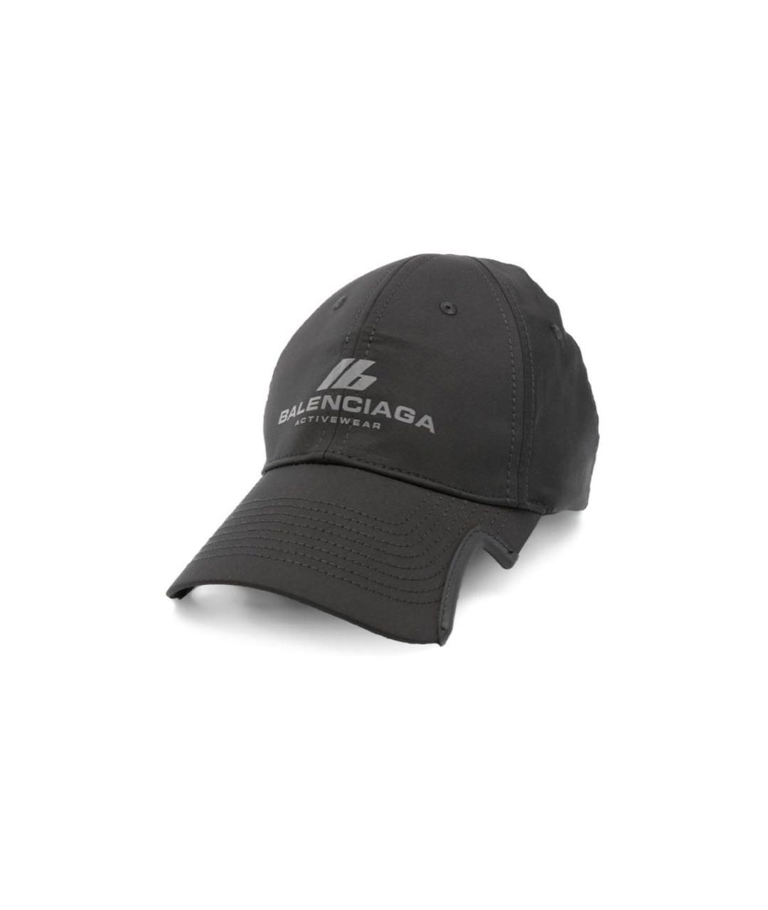 BALENCIAGA Черная синтетическая кепка, фото 4