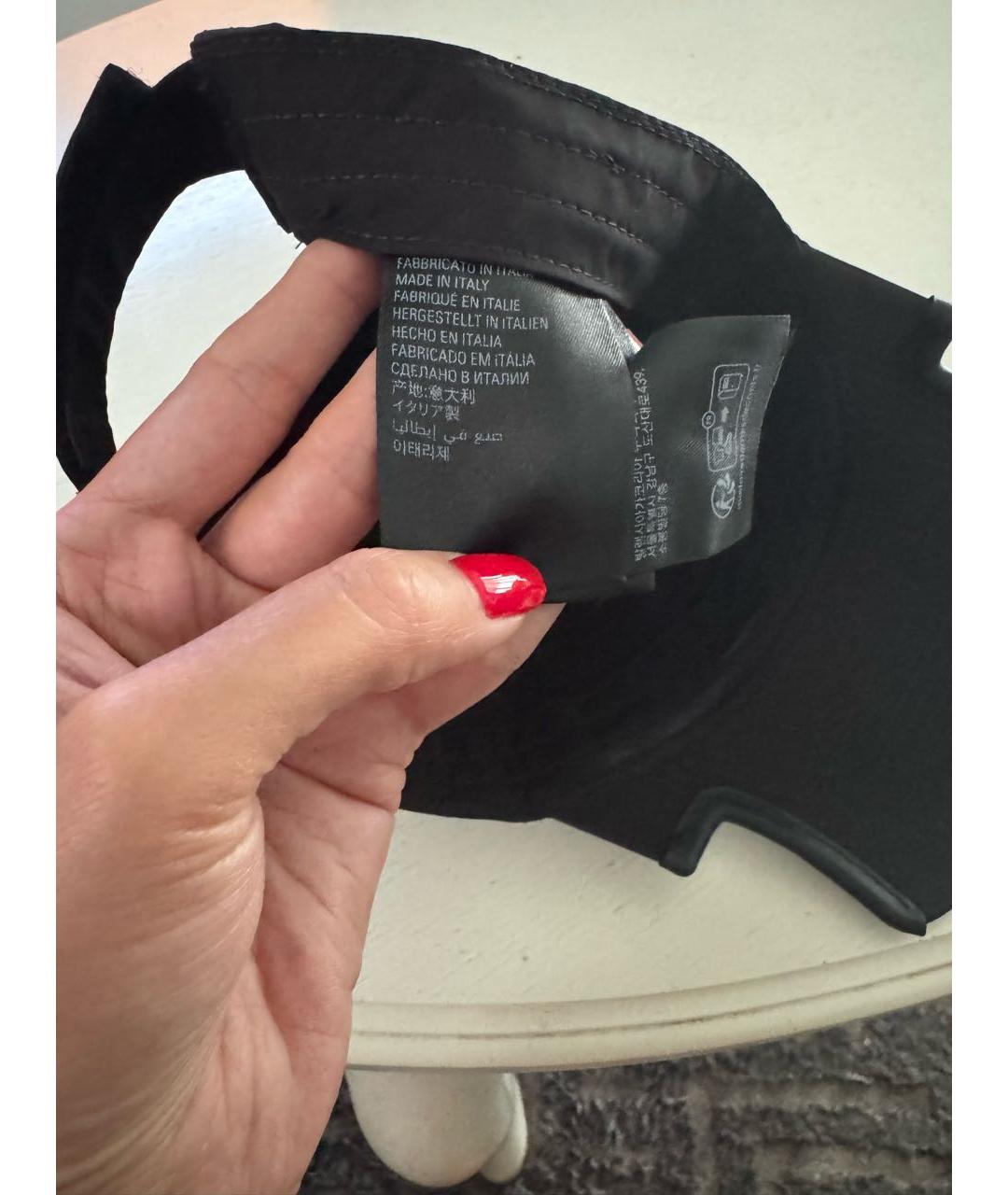 BALENCIAGA Черная синтетическая кепка, фото 3
