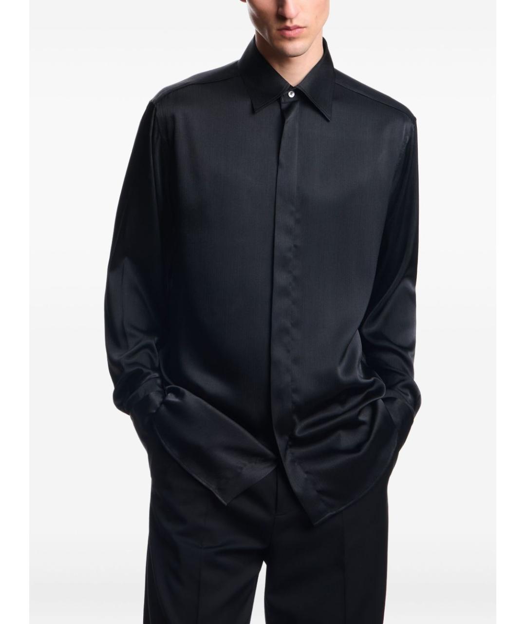 EMPORIO ARMANI Черная кэжуал рубашка, фото 3