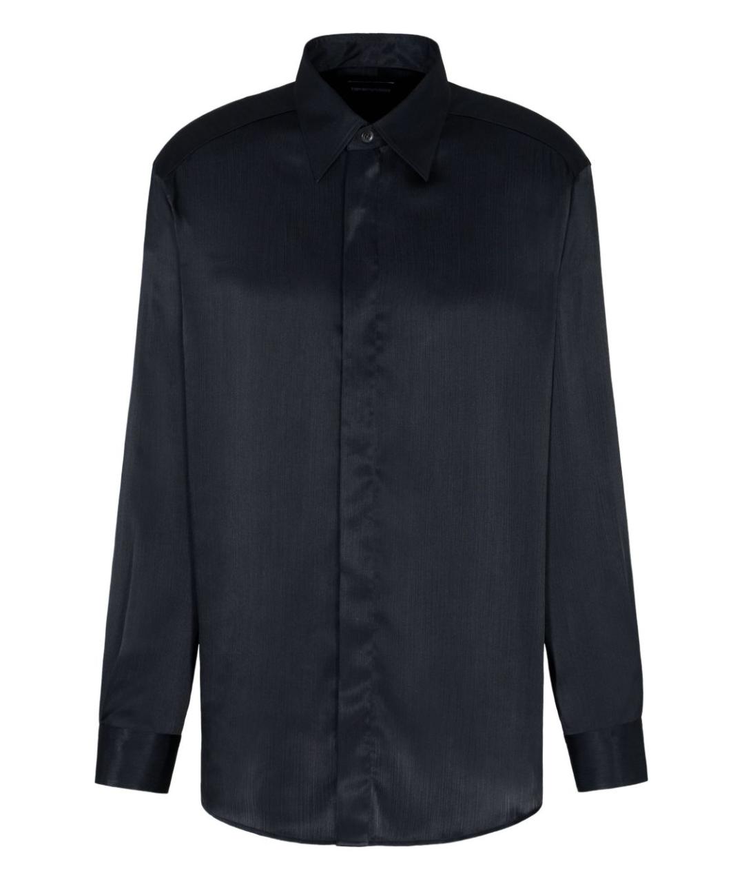 EMPORIO ARMANI Черная кэжуал рубашка, фото 1