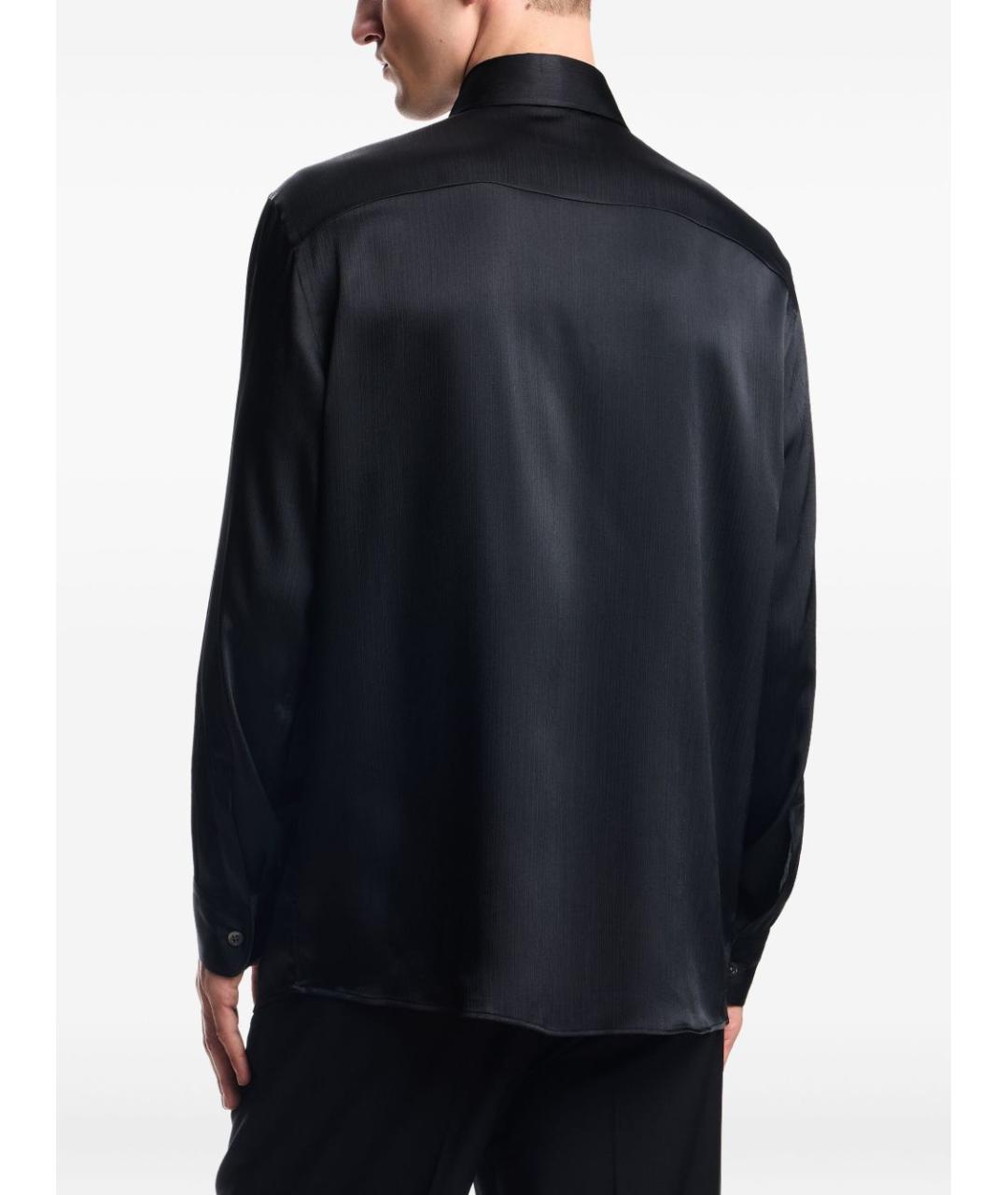 EMPORIO ARMANI Черная кэжуал рубашка, фото 2