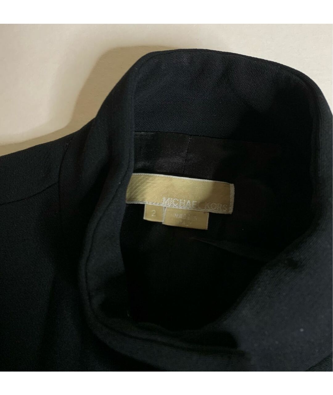 MICHAEL KORS Черное шерстяное пальто, фото 3