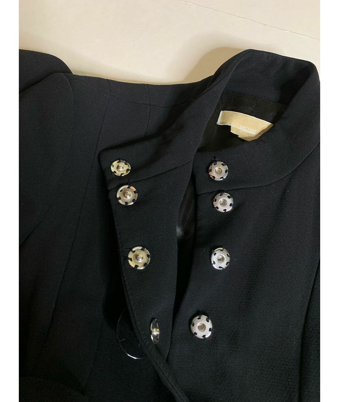 MICHAEL KORS Черное шерстяное пальто, фото 4