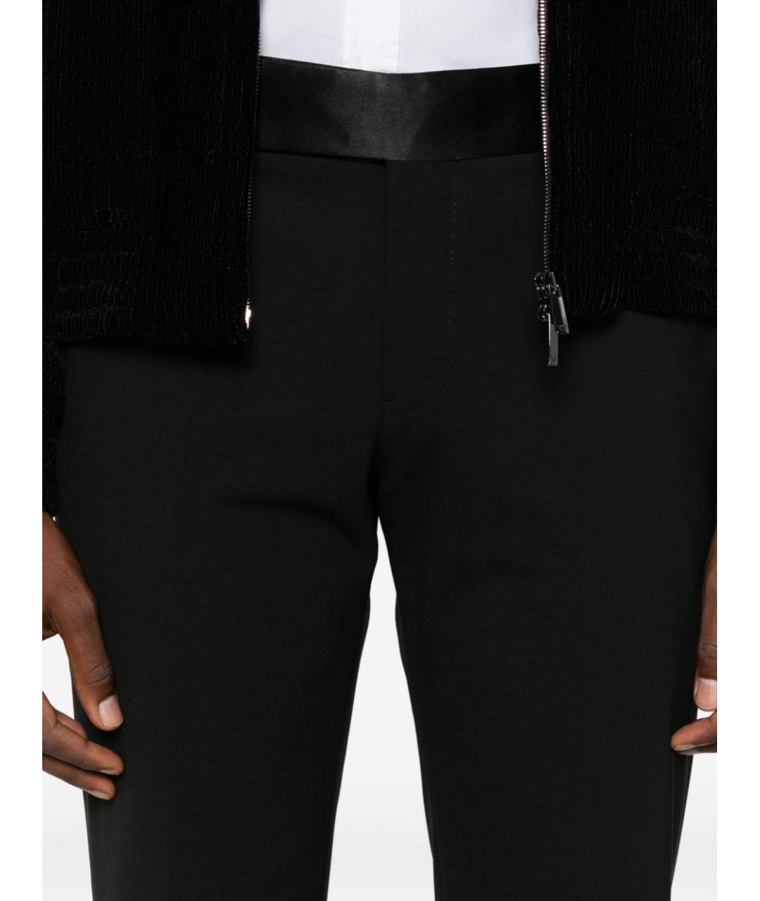 EMPORIO ARMANI Черные повседневные брюки, фото 4