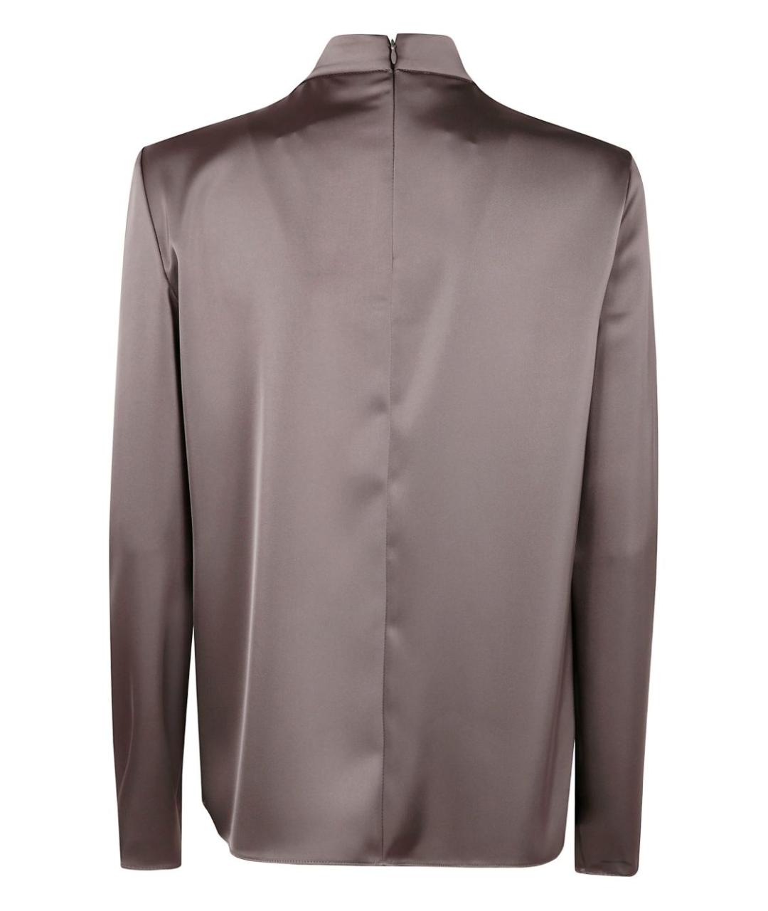 EMPORIO ARMANI Серая полиэстеровая блузы, фото 2