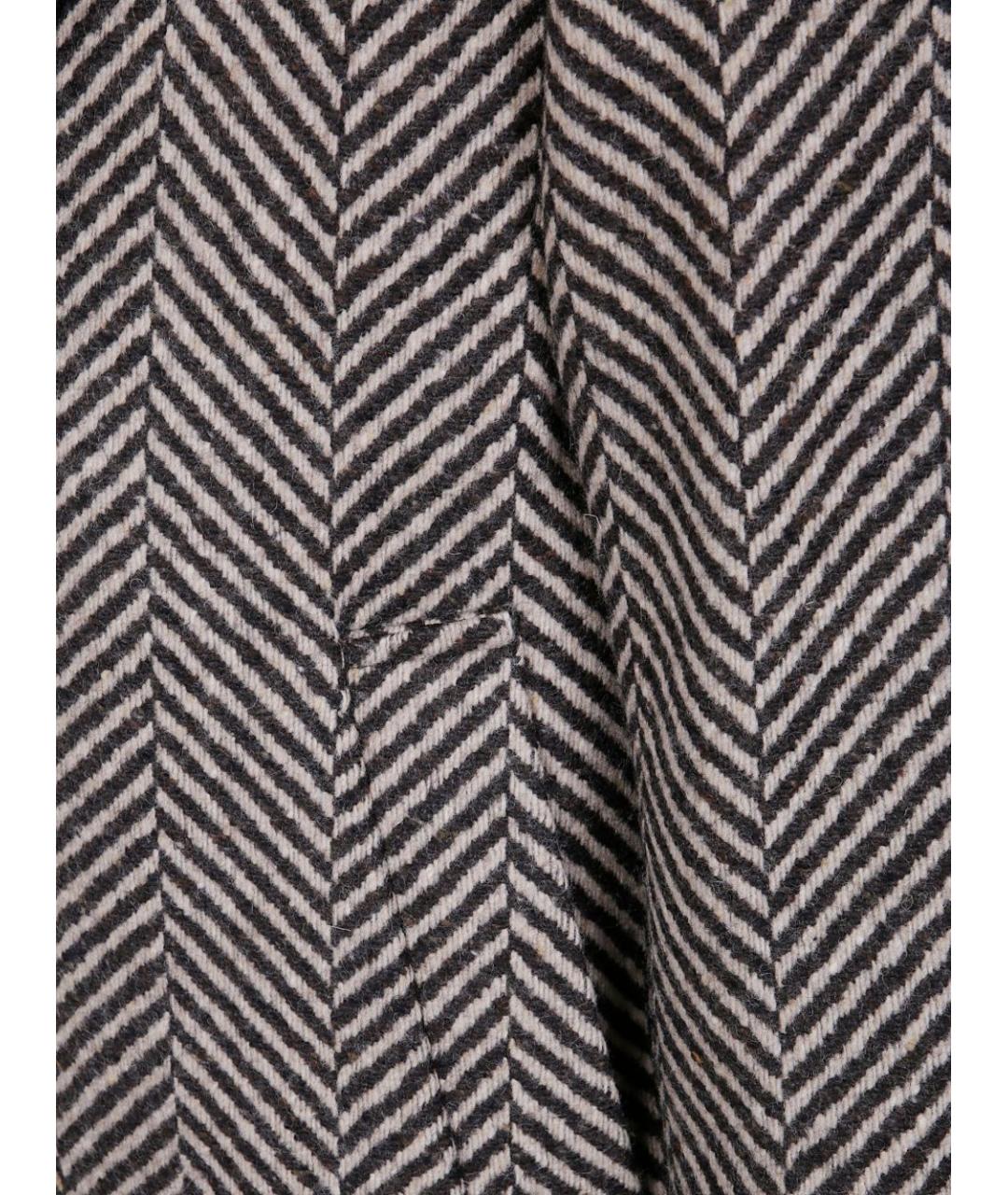 EMPORIO ARMANI Мульти шерстяное пальто, фото 3