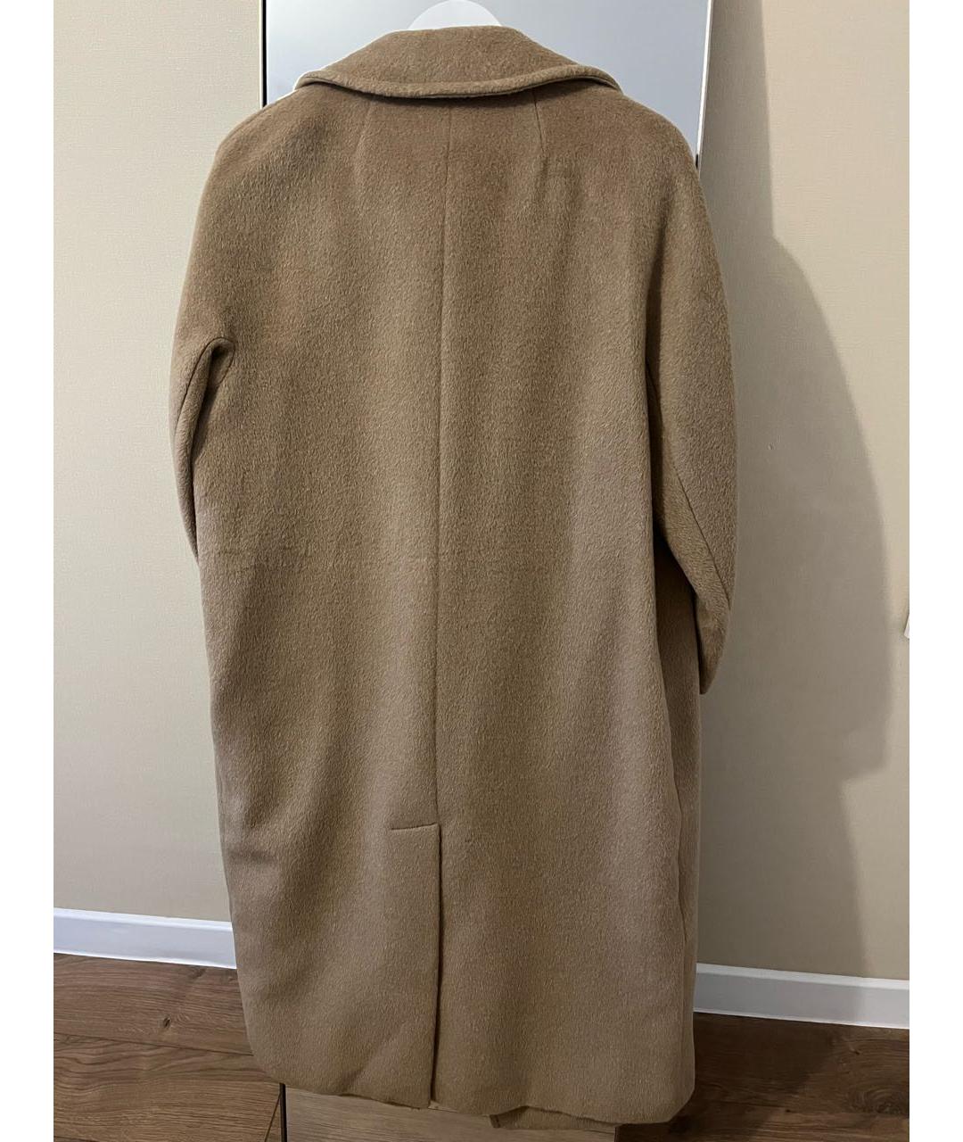 WEEKEND MAX MARA Коричневое меховое пальто, фото 2