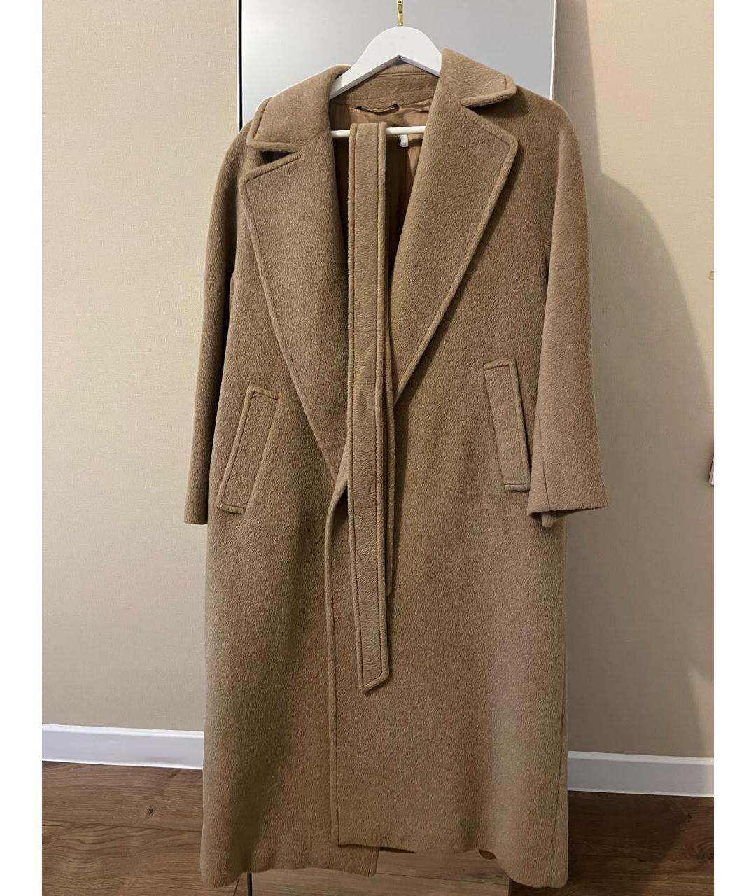WEEKEND MAX MARA Коричневое меховое пальто, фото 5