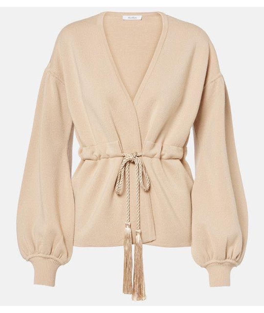 MAX MARA Бежевый кардиган, фото 4